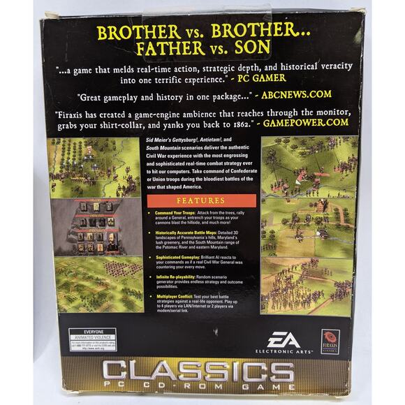 Vintage Sid Meier's Civil War Collection RPG PC CDRom Game - Two games on 1 CD - Picture 5 of 9